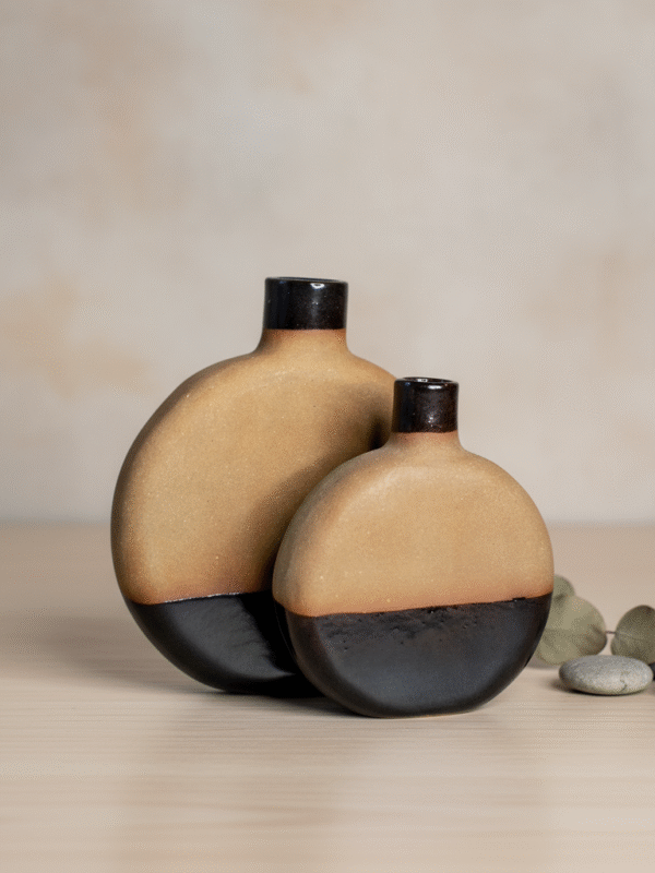 image (5) Set jarrones obsidiana